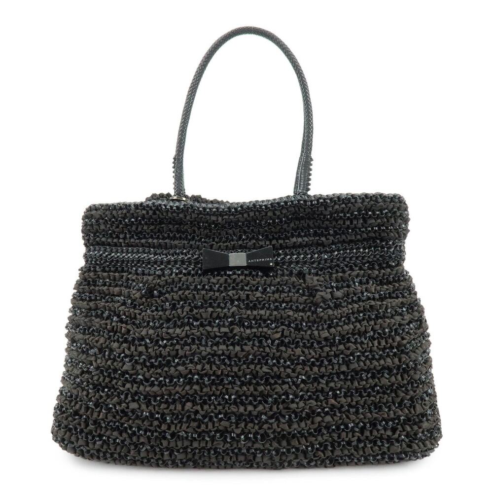 Anteprima Wire Nylon Handbag Black